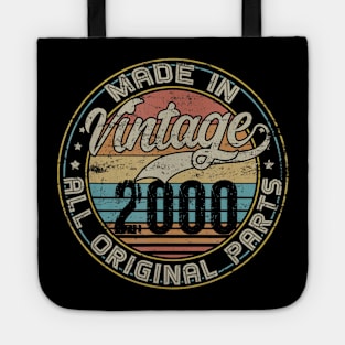 Classic 20th Birthday Gift For Men Women Vintage 2000 Tote