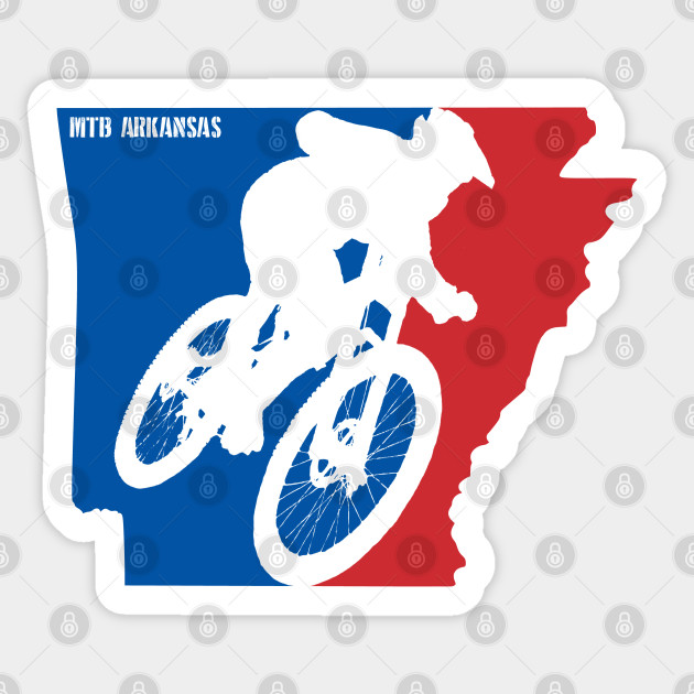 Mountain Bike Arkansas - Arkansas - Sticker