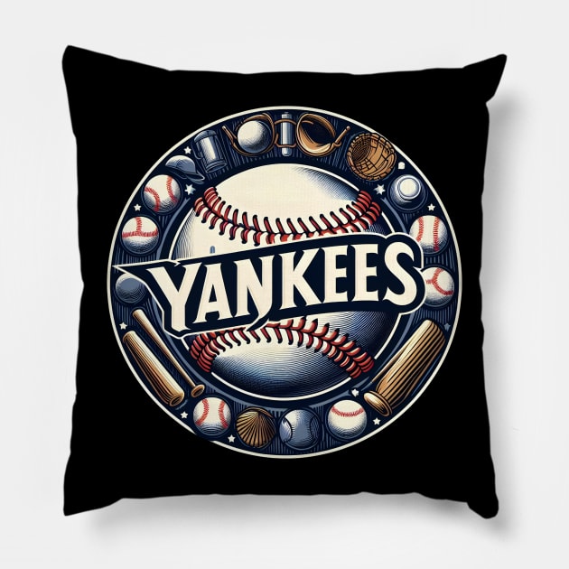 yankees Pillow by Rizstor