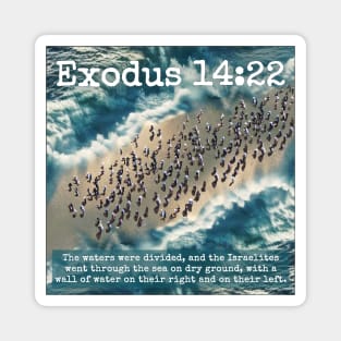 Exodus 14:22 Magnet