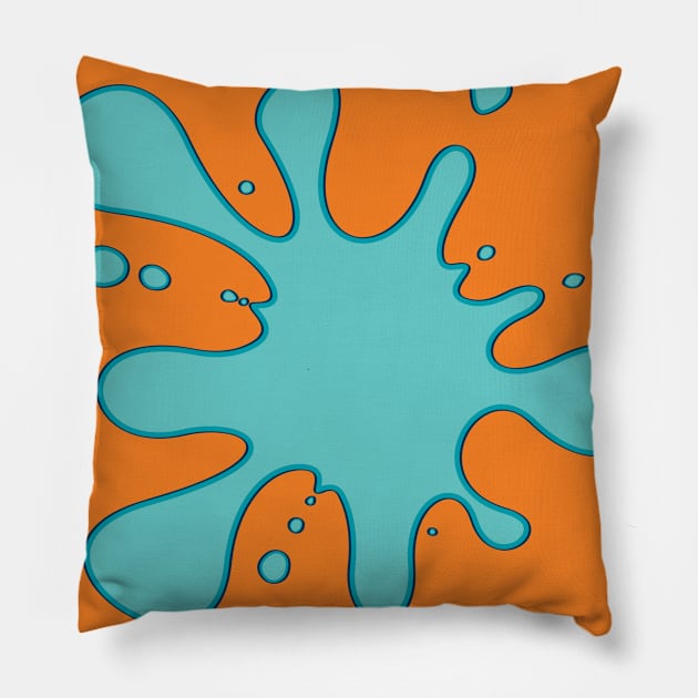 Splat! Pillow by amyvanmeter