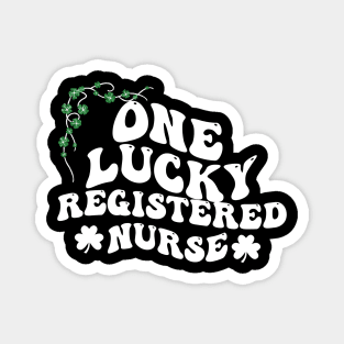 One Lucky Registered Nurse , St Patrick's Day Magnet