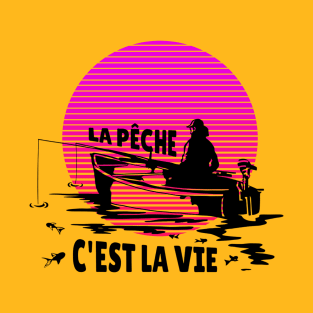 Fishing french mode transdparant T-Shirt