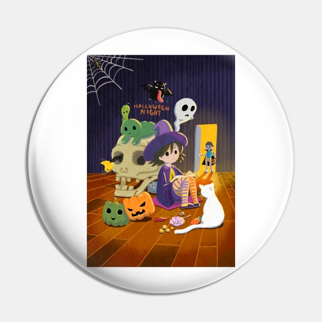 Halloween Night (Game Poster) Pin by koreanfolkpaint