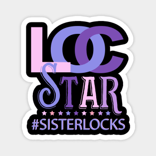 Sisterlocks Loc Star Locs Magnet