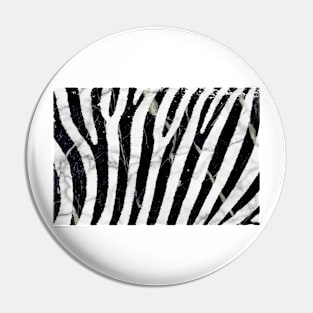 marble zebra Pin