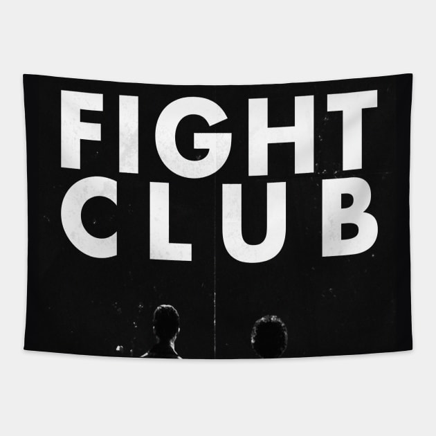 Fight Club Art Tapestry by Paskwaleeno
