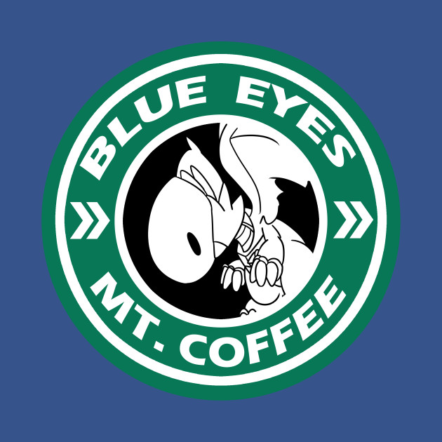 Disover Blue Eyes Mt Coffee - Blue Eyes White Dragon - T-Shirt