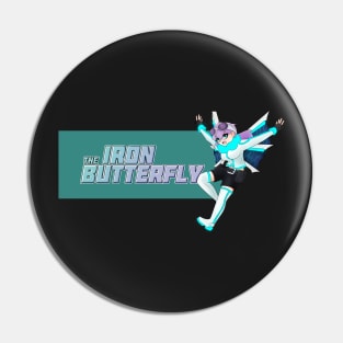 Iron Butterfly Splash Art Pin