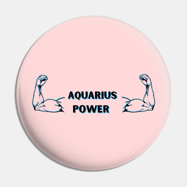 Aquarius Art Pin by Zodiac World