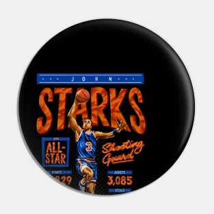 John Starks New York Stats Pin