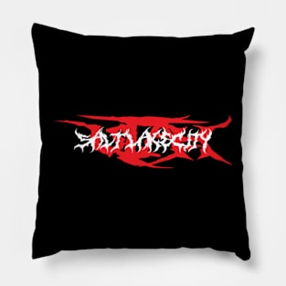 Salt Lake City, Utah -Death Metal Style Pillow