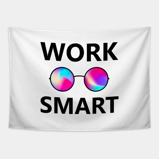 Work Smart Tapestry by lowercasev