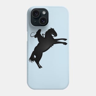 Western Era - Cowboy on Horseback 9 Phone Case