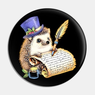 Hedgehog writer Pin