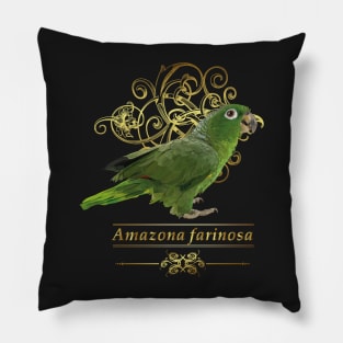 blue-crowned parrot Pillow