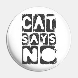 Cat lover humor slogan Pin