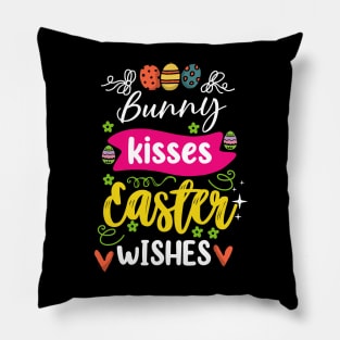 bunny kisses Easter Pillow