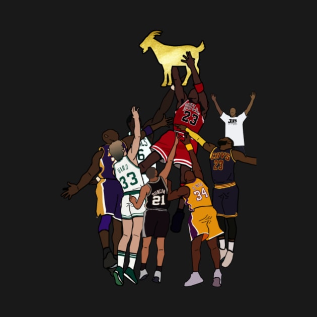 Michael Jordan Is The GOAT - NBA Chicago Bulls by IveyEricssonArt