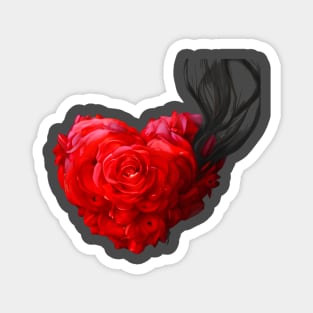 Burning Heart (Valentines Special) Magnet