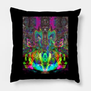 Speak No Evil by Jonny Rythmns Pillow