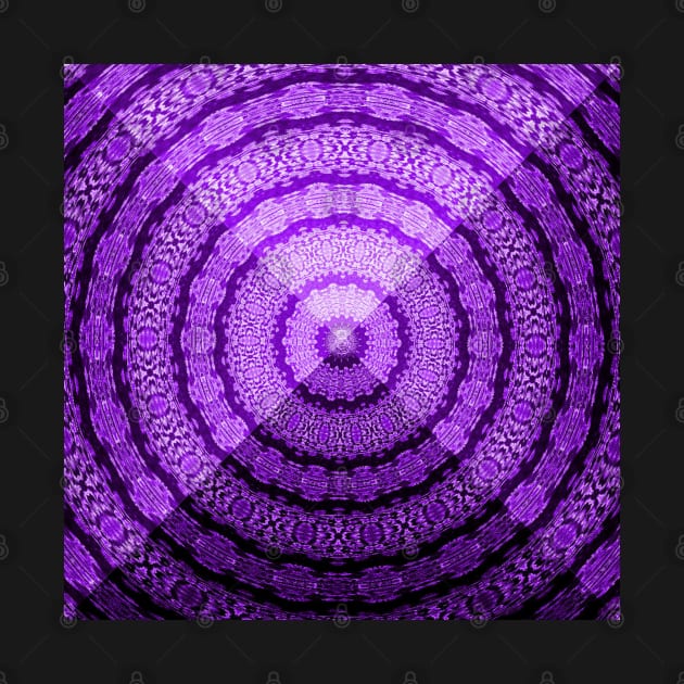 Sacred Geometry Purple Pyramids by PlanetMonkey