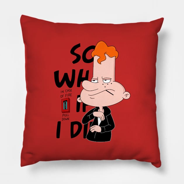 Eugene Goes Bad Pillow by artxlife