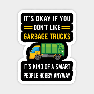 Smart People Hobby Garbage Truck Trucks Magnet