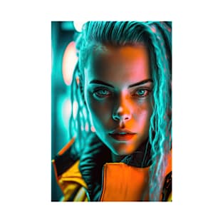 Beautiful Cyberpunk Girl T-Shirt