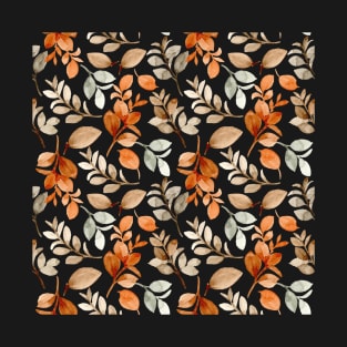 Autumn Leaves Pattern T-Shirt