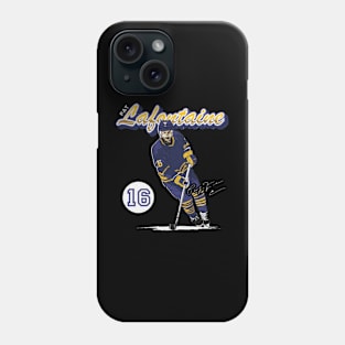 Pat Lafontaine Buffalo Retro Script Phone Case