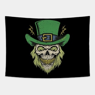 Leprechaun skull Tapestry