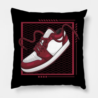 AJ 1 White Bordeaux Sneaker Pillow