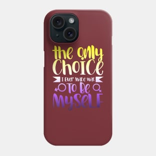 LGBTQ Queer Nonbinary Identity Androgynous Non Binary Phone Case