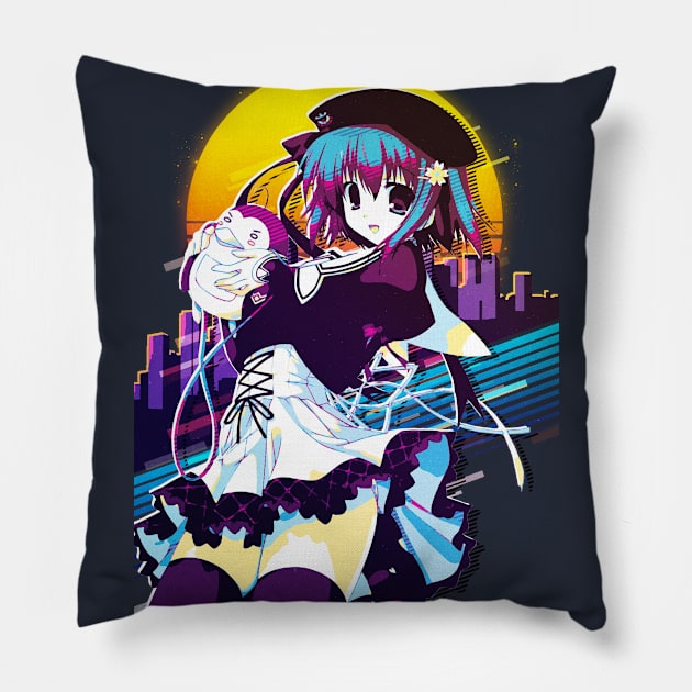 11eyes Yuka Minase Pillow by 80sRetro