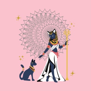 Egyptian Goddess Bastet T-Shirt