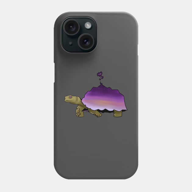 Cosmic tortoise Phone Case by Spirit Bomb Art