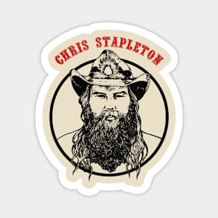 chris stapleton art visual Magnet