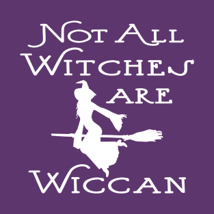 Not All Witches Are Wiccan Cheeky Witch® T-Shirt