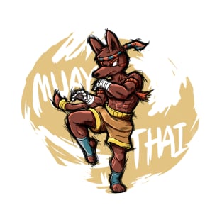 Muay Thai Stances or Muay Thai Boxing Pose T-Shirt