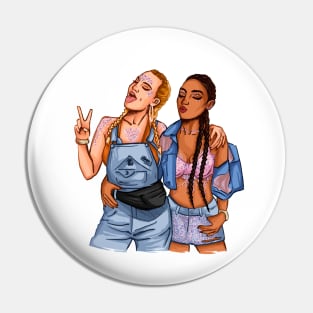 Glitter Girls Pin