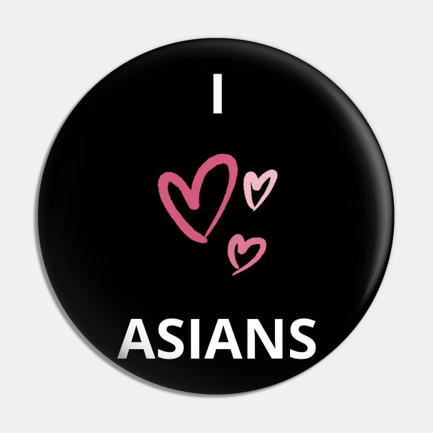 I heart asians - i love asians design Pin by vaporgraphic