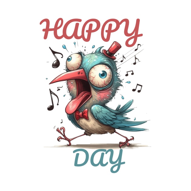 Funny Happy Bird Day by Relax and Carry On