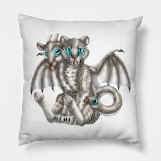 Chimera Cubs: Ghost Jaguar Pillow