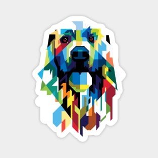 colorfull dog Magnet