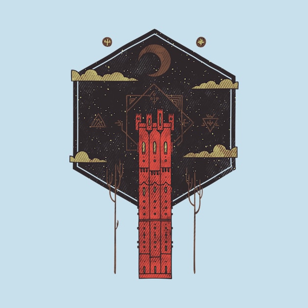 The Crimson Tower by againstbound