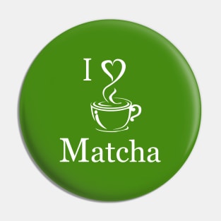 I Heart Matcha Pin