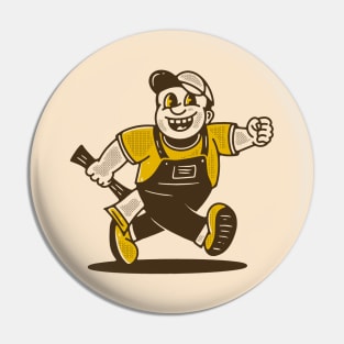 Walking lumberjack Pin