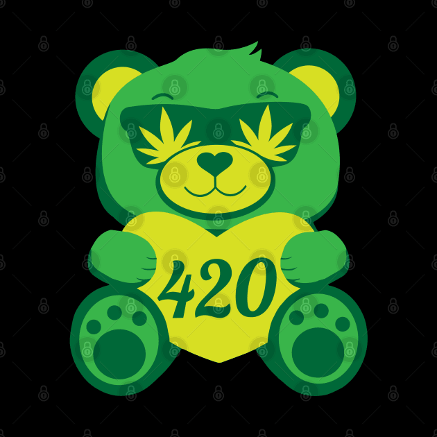 420 Bear by MightyShroom
