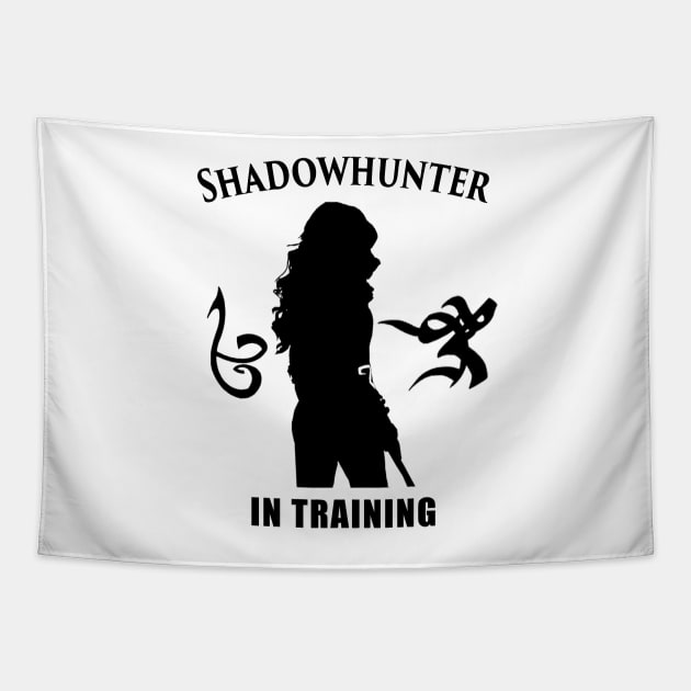 Shadowhunter in training Tapestry by Valandra